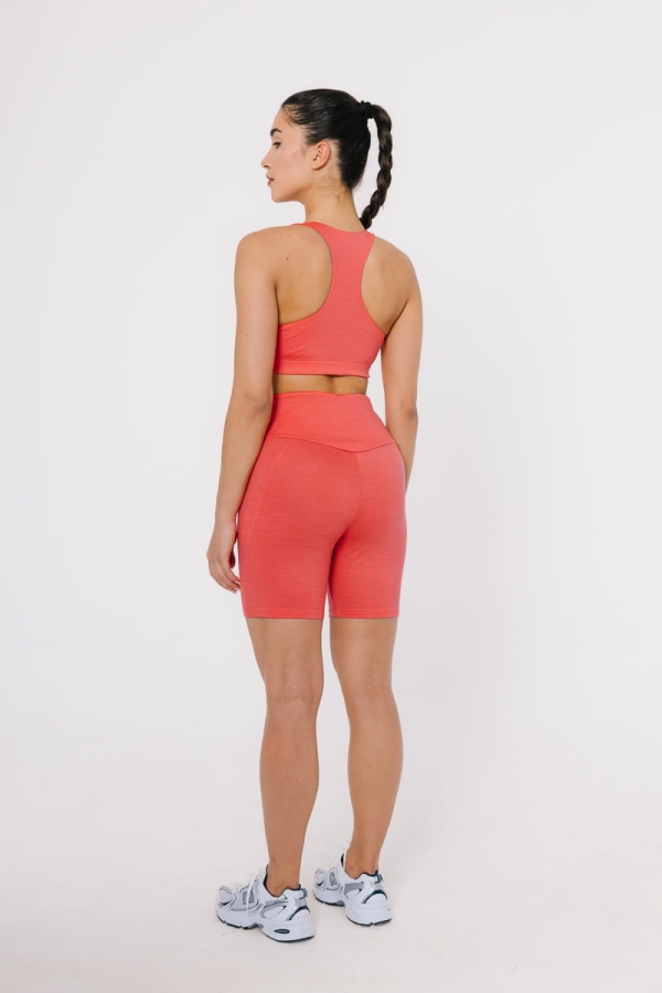 Top sportowy Rio wełniany, peach pink