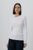 Longsleeve Mistral bawełniany, biały