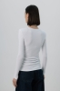 Longsleeve Mistral bawełniany, biały