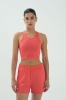 Top sportowy LiteRun, wełna merino, peach pink