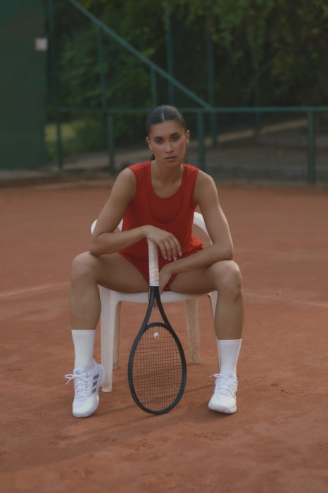 Spodenki sportowe Tokio wełniane, czerwone
