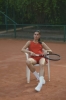 Spodenki sportowe Tokio wełniane, czerwone