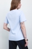 Błękitny t-shirt damski Muse – 100% bawełna Supima, widok przodu