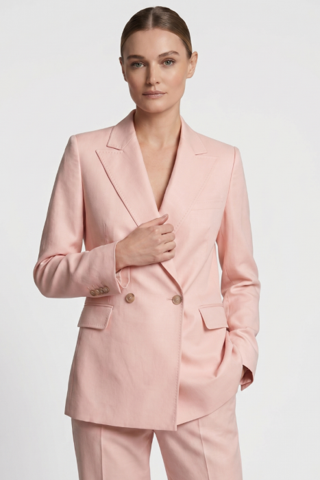 Marynarka Deep, wełna z wiskozą, light peach