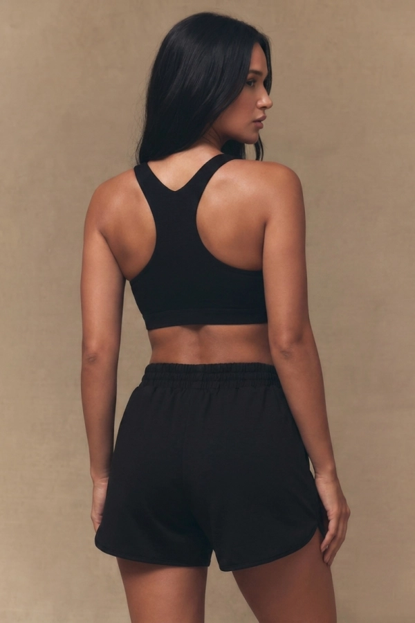 Spodenki sportowe Drift Short, wełna merino, czarne