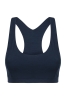 Stanik Pulse Bra, wełna merino, granatowy