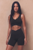 Kolarki sportowe Core V-waist, wełna merino - czarne