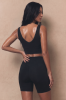 Kolarki sportowe Core V-waist, wełna merino - czarne
