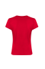 T-shirt Shape, wełna merino, czerwony