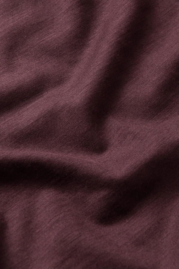 T-shirt Shape, wełna merino, brązowy