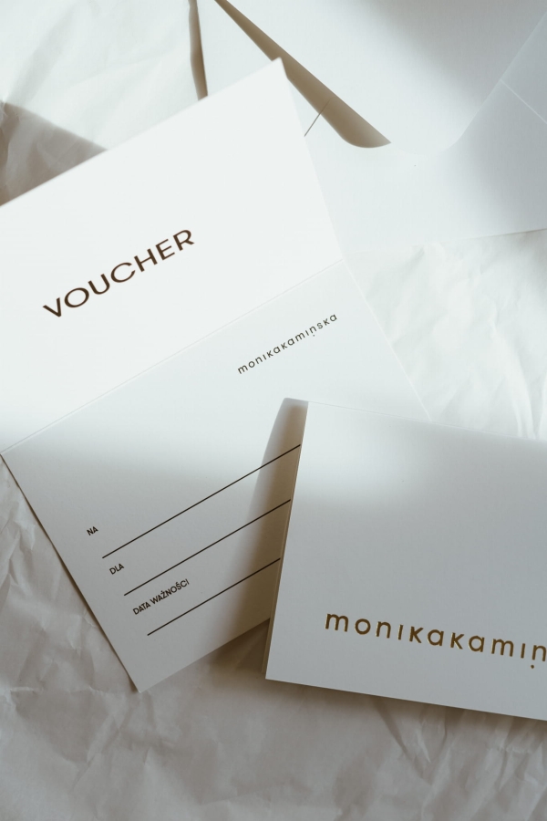 Voucher prezentowy, kwoty do wyboru